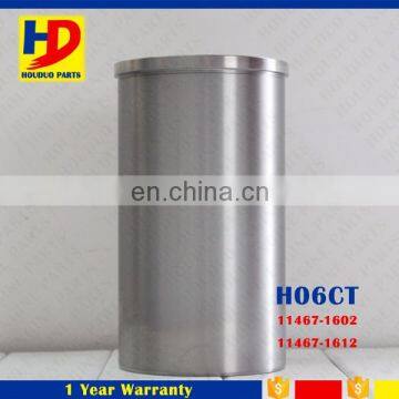 H06CT Wholesale China EXport Standard Cylinder Liner Sleeve 6 Cylinders 11467-1602 11467-1612