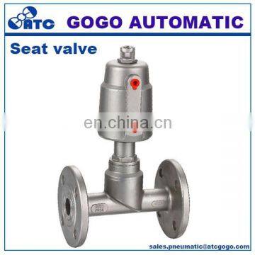 Stainless Steel Double Acting Angle Seat Actuator Valve photo-4