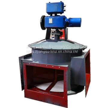 Circular valve chute distributor pneumatic valve customized