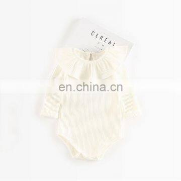 Infants & Toddler Clothes Rib Cotton Ruffle Princess Baby Girls Romper photo-4