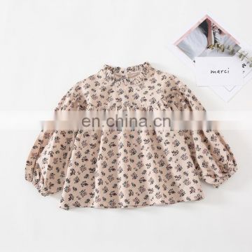 Girls foreign style t-shirt 20 autumn new Korean children's fashion doll shirt casual all-match bottoming shirt