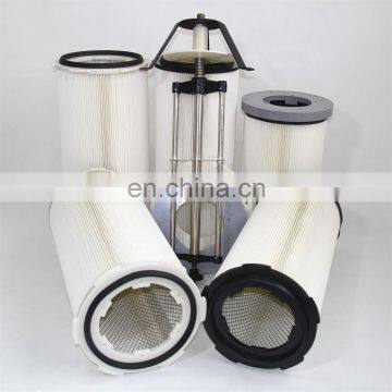 Pulse Jet Industrial Polyester Pleated Air Filter Cartridge