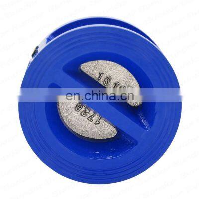 Bundor CE EAC ISO TS Approved Dual Disc Iron Non Return Valve Price List DN80 Check Valve photo-3