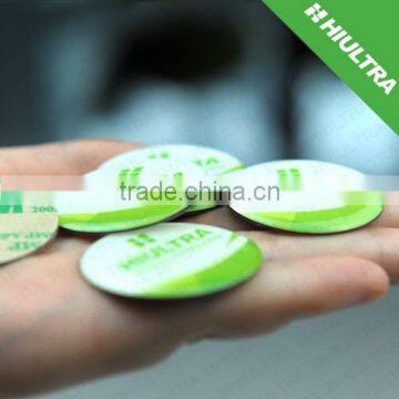 13.56Mhz Rewritable Full color NFC epoxy sticker/tag with Anti-metal Layer For Mobile Phone