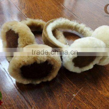 Sheepskin ear flap