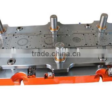 Stamping progressive die for servo motor lamination core accessories