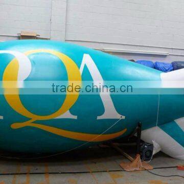 inflatable blue airplane for advertising