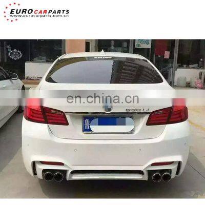 5 Series F10 F18 to M4 Look Body Kit Full Set With Front Bumper Fender Ducts Rear Bumper for F10 to M3 M4 Look