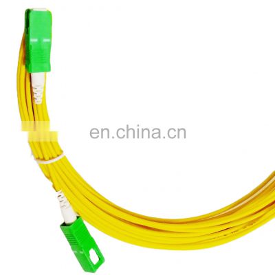 unionfiber OEM/ODM  fibre optica Simplex SM  G657A G652D PVC SC APC Fiber Optic Patch cord short boot sc apc fiber patch cord