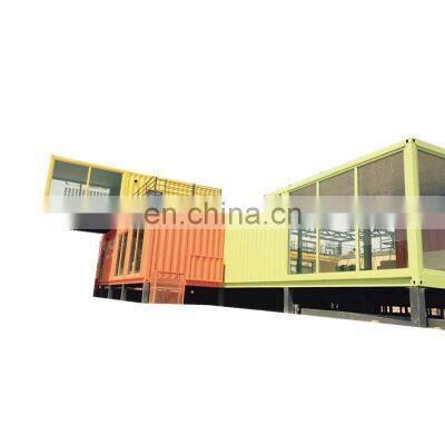 Low Cost Prefabricated Building Painted With Modern Colors Houses