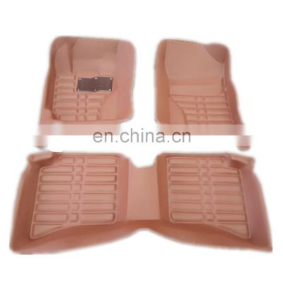 High quality Car Floor Mats 3D  Leather Soft PVC Feet Non-slip Carpet Car Mat FOR VW