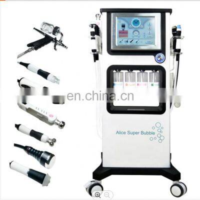 2021portable 3 in 1 oxygen facial / facial oxygen water Mesotherapy Jet Peel high quality oxygen bubble facial beauty machine