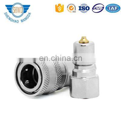 ISO 7241-B Ball Locking Type High Pressure Push And Pull Type Stainless Steel Hydraulic Quick Coupling