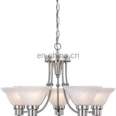 European style glass lamp shades indoor chandeliers lightings