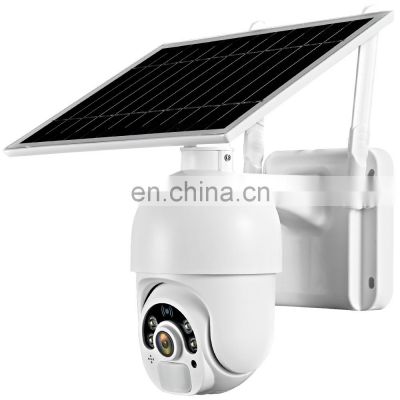 Solar Power 1080P Network Video Recoder Surveillance Wireless  H.265 wifi Cctv Outdoor Battery Camera PTZ IP Camera Tuya App