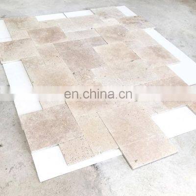 Premium Quality Customizable Sizes Wholesale Price Classic Travertine Tiles 3cm thick 40x60cm Made in Turkey