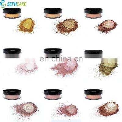 Glitter High Pigment Highlighter Powder Shimmer Loose Private Label Colored Pearl Mica Pigments photo-4