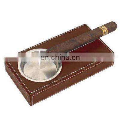 Premium leather handmade Cigar Ashtray