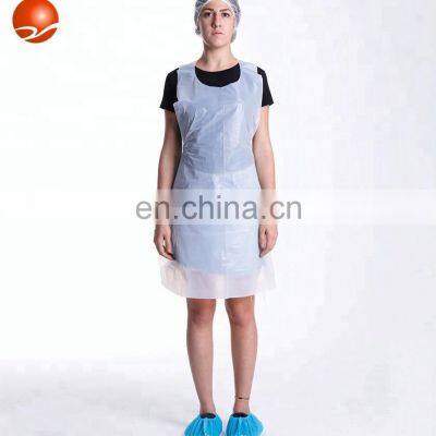 disposable plastic aprons waterproof medical /kitchen apron PE apron