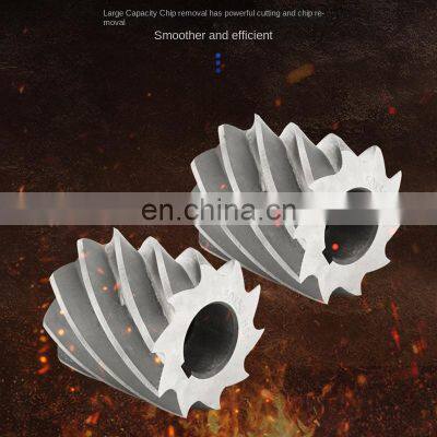 Livter Material 6542 HSS Diameter 40mm Cylindrical Sleeve Spiral Milling Cylindrical Cutter Tool Accessory Router Bit photo-4