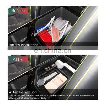Center Console Organizer Storage Box For 2022+ Kia EV6 ABS Armrest Cases Cup Holder Car Accessories Automotive Parts photo-2