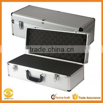 Silver Aluminum Hard Case,ABS Flight Storage box case