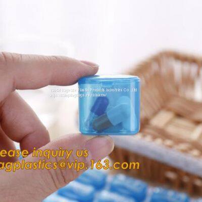 Weekly Plastic Rainbow Pill Box Large Travel Automatic Pill Case 7 Day Medication Pill Organiser Box, 7 Day Pill Box For Travel photo-2