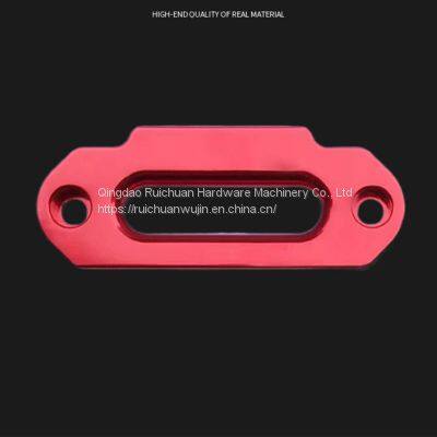 Off-road Vehicle Outdoor Rescue Red Aluminum Alloy Winch Guide Rope Stop Rope Accessories Winch Rope Exit Rope