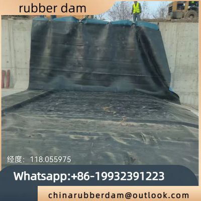 Small inflatable rubber dam, water filled rubber dam, bag retaining dam