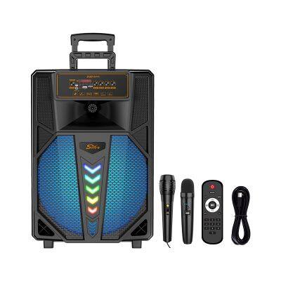 ZQS15111 wireless 15 inches 3600MAH battery capacity big 40W power bluetooth speaker with colorful lights