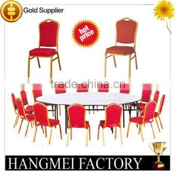 factory wholesale quality aluminum Portable stack dining chair for banquet event