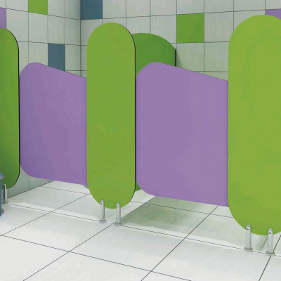 Water Resistant Children Nursery Bathroom Toilet Cubicle Partition photo-2