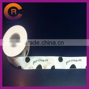 Custom color and pattern cheap logo printed ribbons
