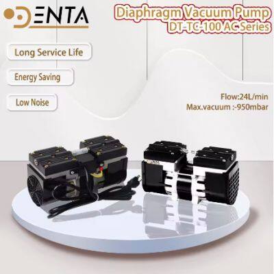 Energy saving 220v medical/Dental electric diaphragm TC-100AC vacuum pump autoclave sterilizer motor 30L/ 24L/min vacuum flow