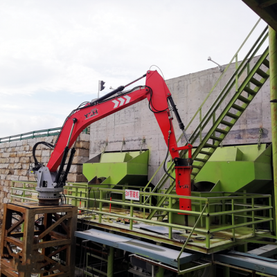 Stationary Type Pedestal Rock Breaker Boom System photo-4