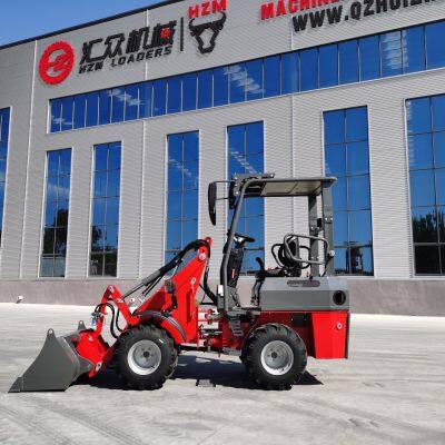 HZM 807 700kg Farm  Garden Small Construction Mini Compact Small Mini Wheel Loader From China