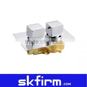 Brass polished Hot Cold mixing shower faucet water flow small