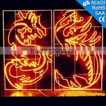Outdoor Festive Christmas Across Street LED Decoration Motif Lights 3D photo-2