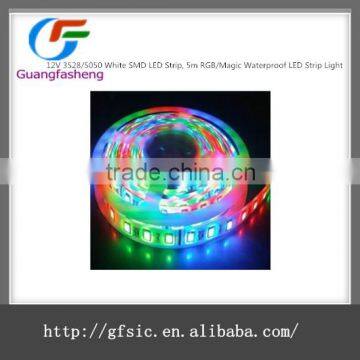 12V 3528/5050 White SMD LED Strip, 5m RGB/Magic Waterproof LED Strip Light