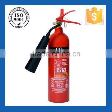 Portable CO2 fire extinguisher red cylinder with ISO, CE, EN3 approve