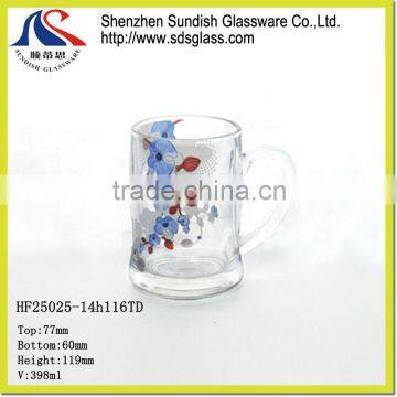 Glass Cup With Handle HF25025-14h116TD