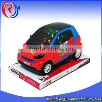 3D light up toy cars music friction car toys