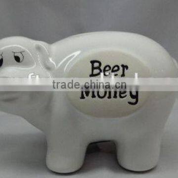 stackable ceramic piggy bank,ceramic money bank with embossing logo