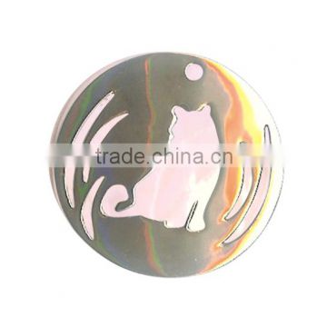 metal flag dog tag pendant enamel grey bear pendant Simple Punk Dog Pendant