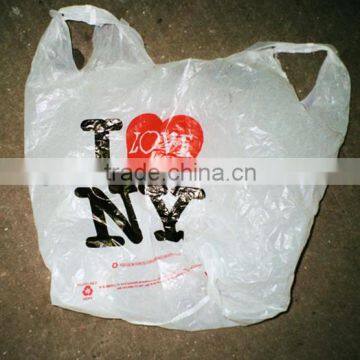 JTD Manufacture Wholesale Custom Printed i Love New York Plastic Tshirt Bags photo-2