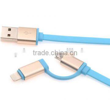 2 in 1 USB Charging Cable for Phone and Micro at Same Time USB Cable photo-2