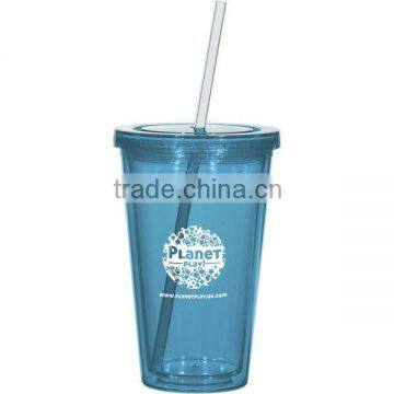 Plastic Double Wall Cup - 22OZ Double Wall Tumbler 16oz photo-2