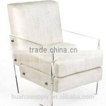 acrylic hotel chair sofa for bedroom