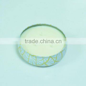 360g scented tin candle with metal lid