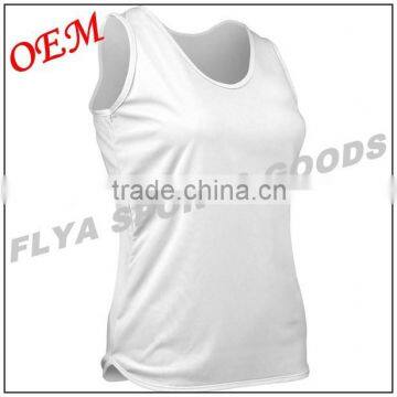 Women's blank sports clothing fitness tank top